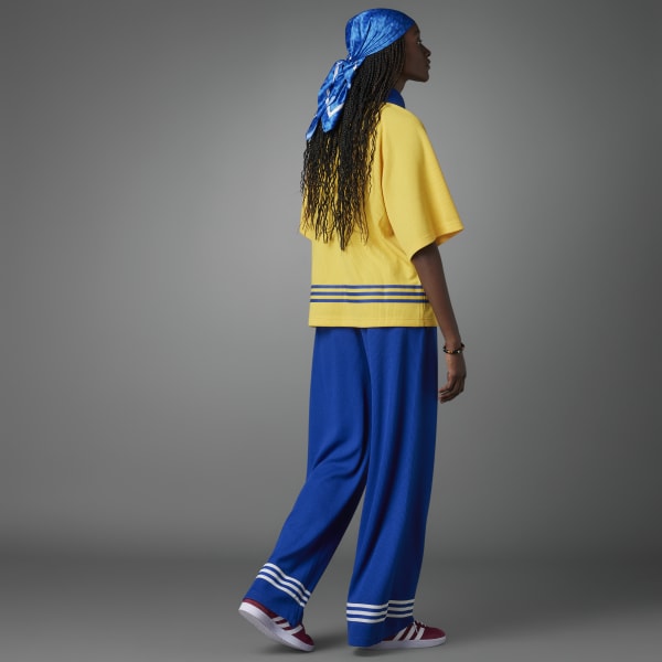 Azul Pantalón Adicolor Heritage Now Knit Pierna Ancha