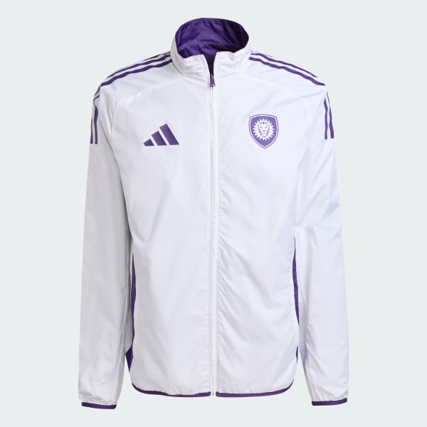 adidas Orlando City Reversible Anthem Jacket - Purple | Free