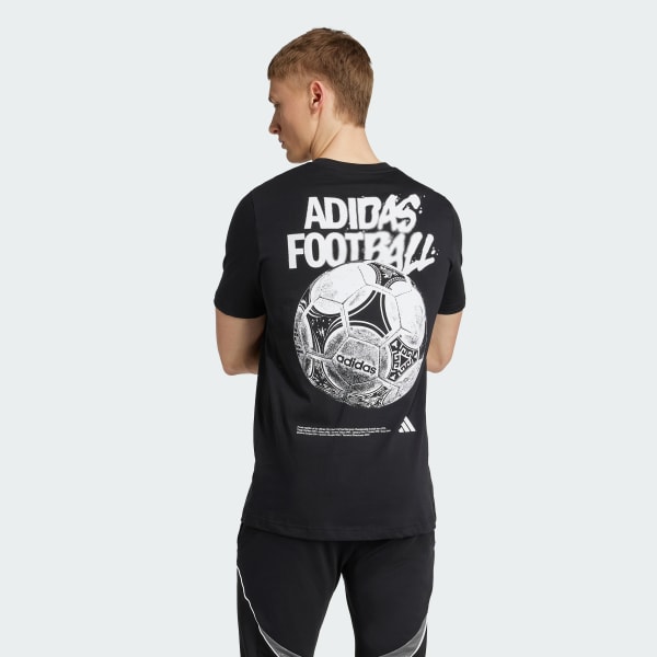 Preto T-shirt Football Tango History