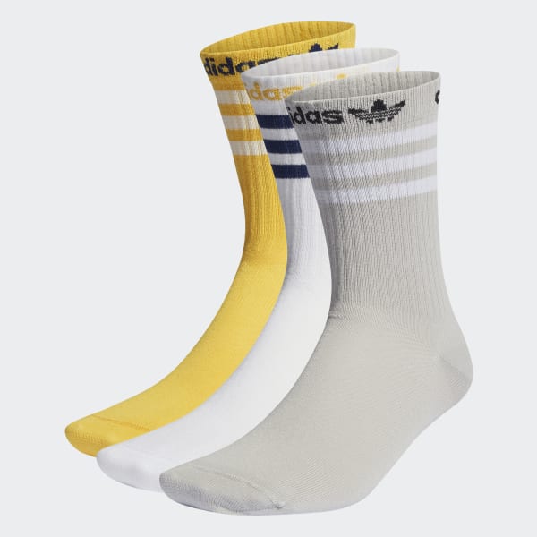 Grey Crew Socks 3 Pairs