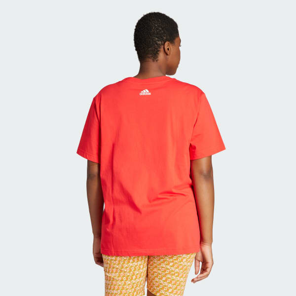 Vermelho Camiseta Estampada adidas x FARM Rio