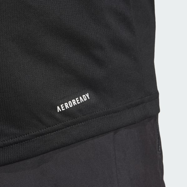 Negro Camiseta AEROREADY Designed To Move Sport 3 Rayas 42274