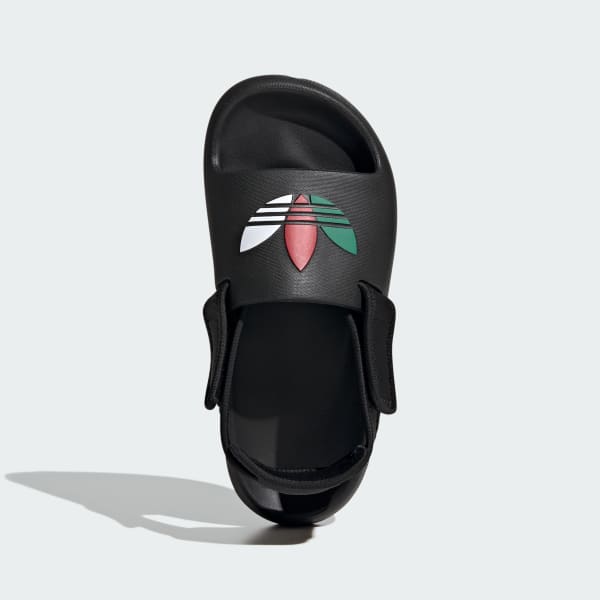Black 아디폼 아딜렛 슬라이드 