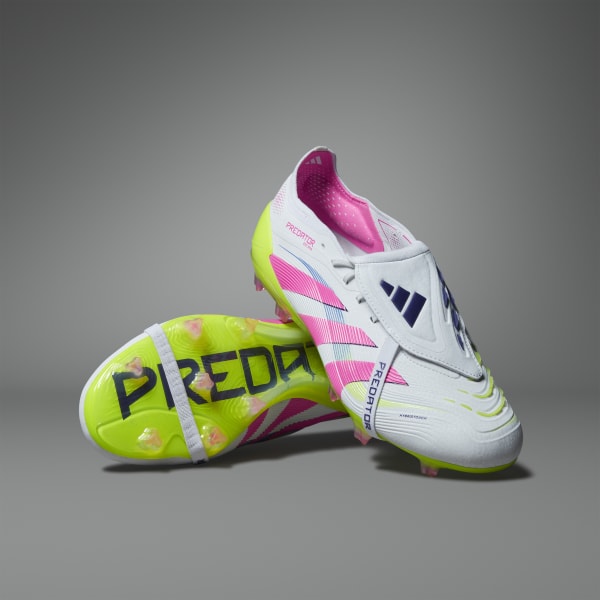 adidas Predator Elite Fold-Over Tongue Çim Saha Kramponu - Beyaz