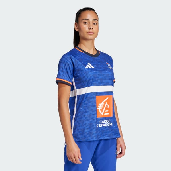Blu Maglia da pallamano Replica France