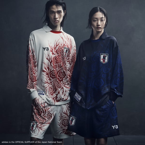 アディダス Y-3 JFA グラフィックショーツ - ホワイト