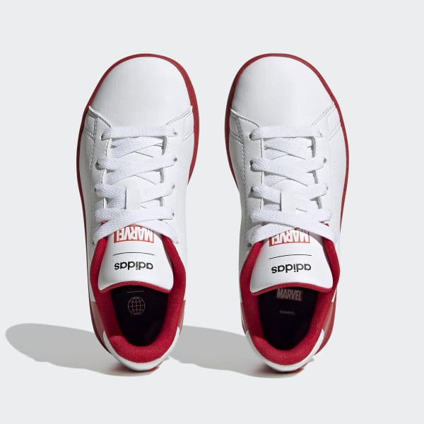 👟 adidas x Marvel Advantage Spider-Man Lace Shoes White | Lifestyle | adidas 👟