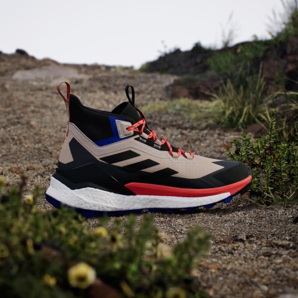 Bege Tênis Trilha Terrex Free Hiker 2.0 Gore-Tex