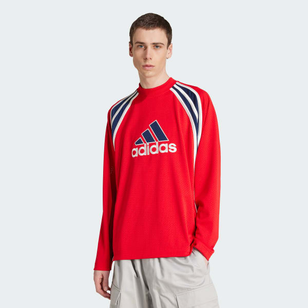 Vermelho Camisola de Aquecimento