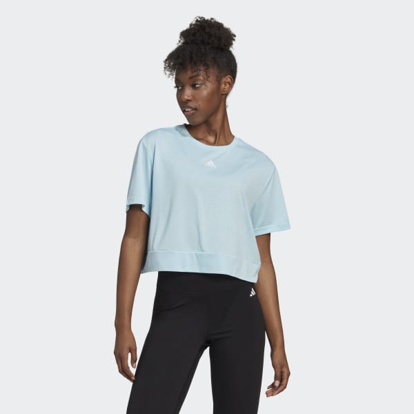 Azul T-shirt Curta e Larga AEROREADY Studio CT354