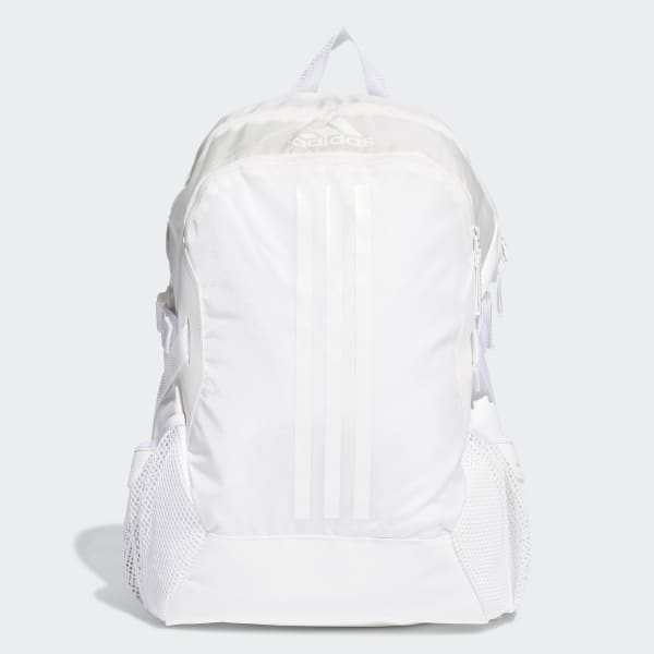 white adidas backpack