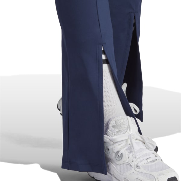adidas Flared Pants adidas Blue Women\'s Lifestyle with US - Split Hem | 
