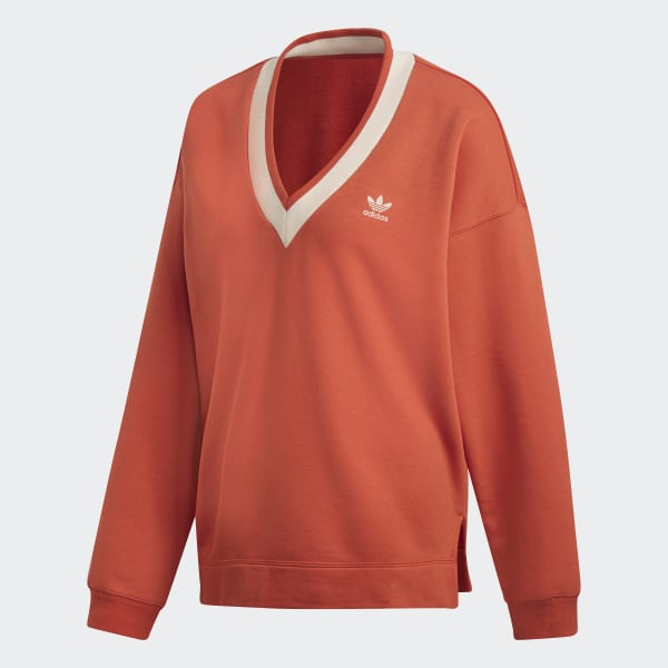 orange adidas pullover