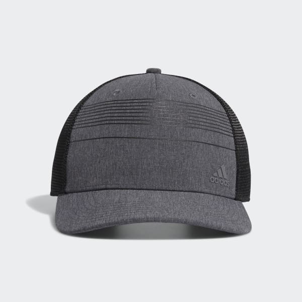 adidas Striped Trucker Hat - Black 