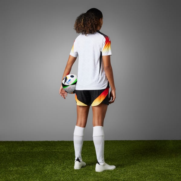 Branco Camisola Principal Oficial 2024 da Seleção Feminina da Alemanha