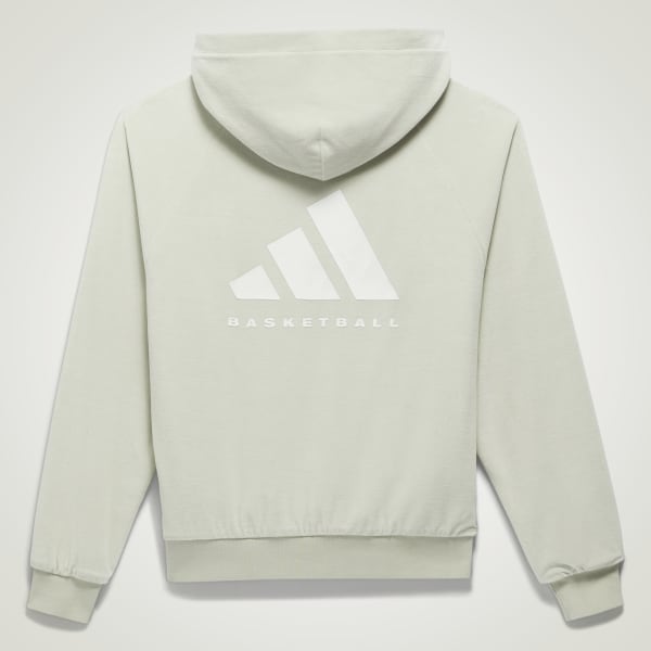 adidas Basketball Velour Hoodie Green adidas Malaysia