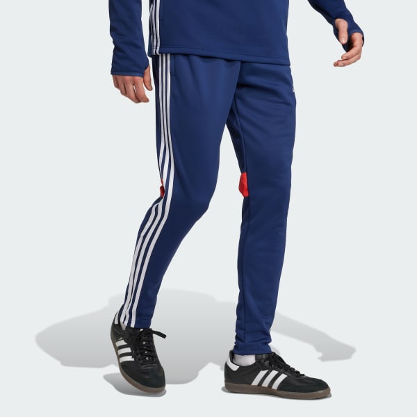 blauw Tiro 25 Essentials Winterized Training Tracksuit Bottoms