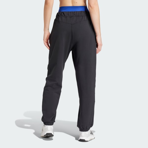 Noir Pantalon ample molleton Power