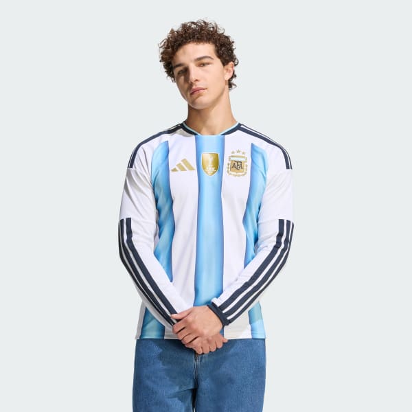 adidas アルゼンチン代表　ユニフォーム 長袖 アディダス アルゼンチン代表 26 ホーム レプリカ 長袖ユニフォーム