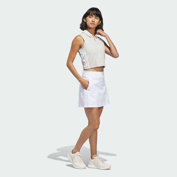 Putih Skort Beyond The Course Side-Snap Twistweave