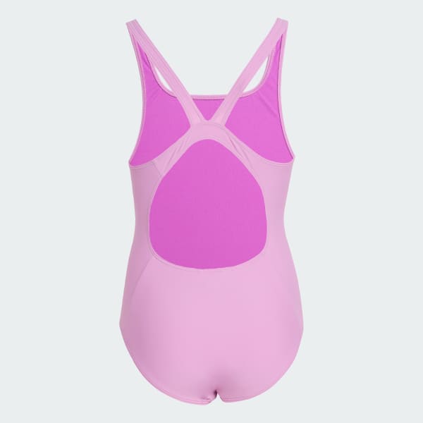 Purple V-back Swimsuit Kids