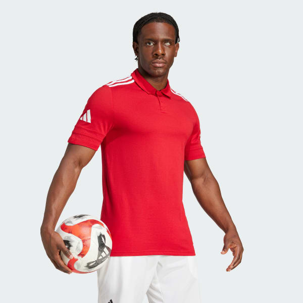 Rojo Playera Polo SQ25 Algodón