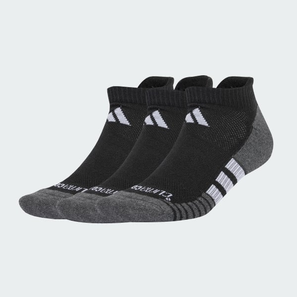 Preto Meias de Cano Baixo Almofadadas Performance CLIMACOOL 3 Pares