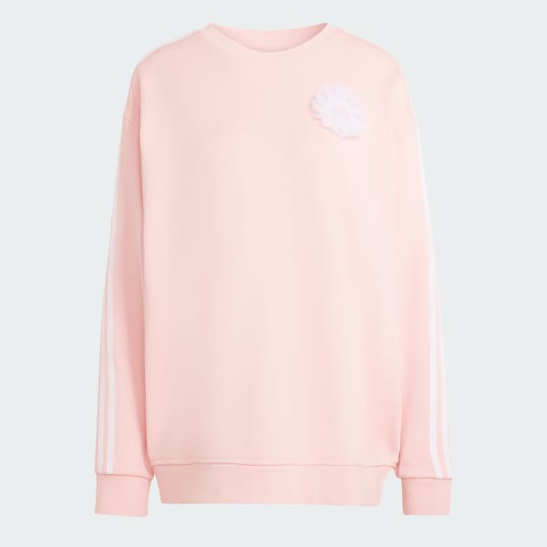 Pink ADIDAS ORIGINALS LACE BRANDING CREW Sweatshirt