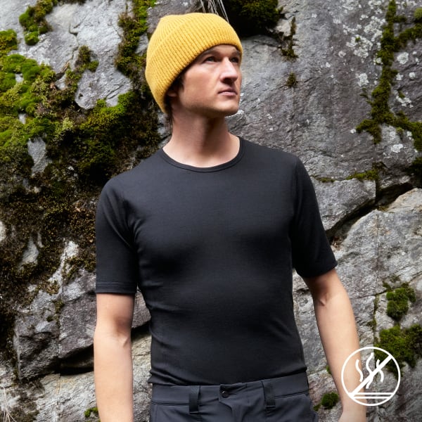 Negro CAMISETA INTERIOR MANGA CORTA XPERIOR MERINO 200