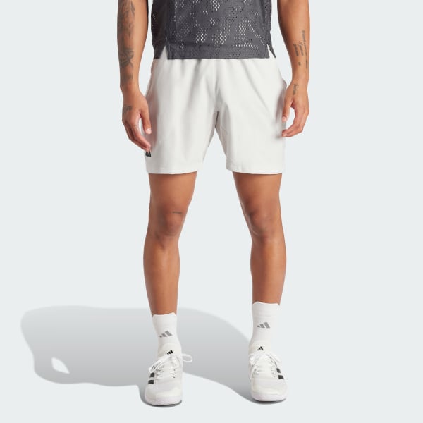 adidas Tennis HEAT.RDY Shorts and Inner Shorts Set - Grey | Men's ...