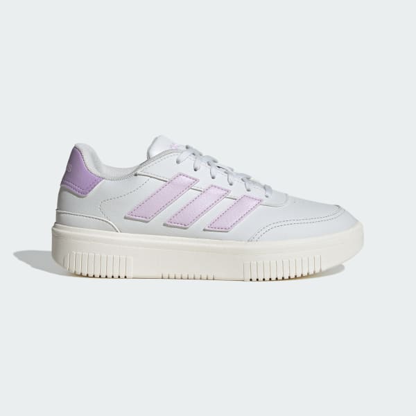 สีขาว รองเท้า Courtblock Bold