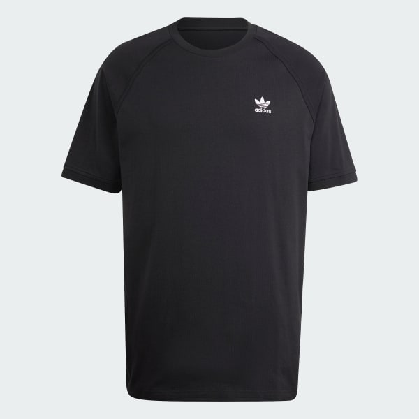 Preto T-shirt Trefoil Essentials+
