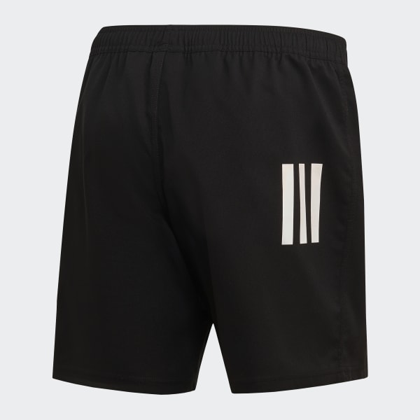 Black 3-Stripes Shorts