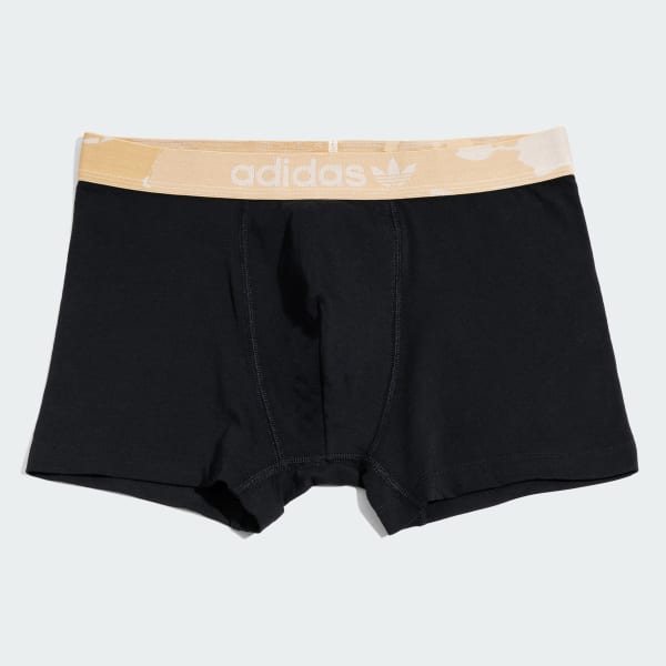 ブラック コンフォートフレックス コットン プリントトランクス 2枚組
