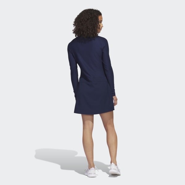 adidas Long Sleeve Golf Dress - Blue | adidas Canada