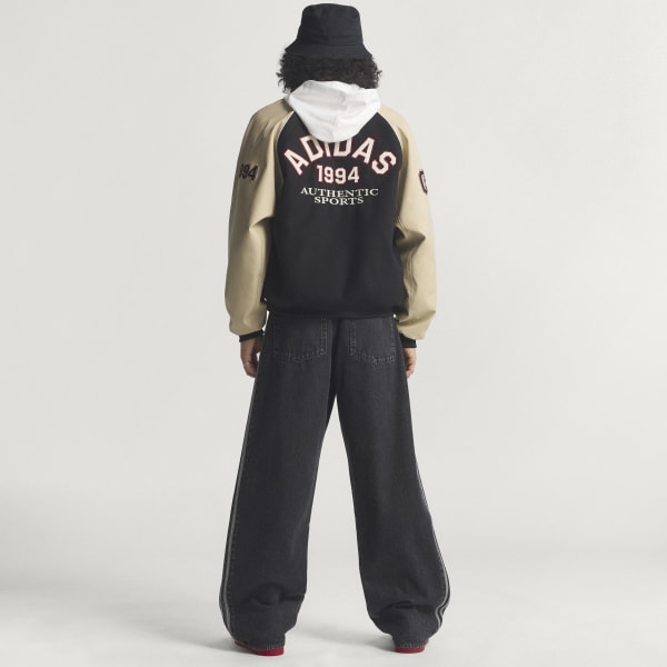 adidas originals ファイヤーバード　デニム アディダス ファイヤーバード アディカラー デニム パンツ - ブラック