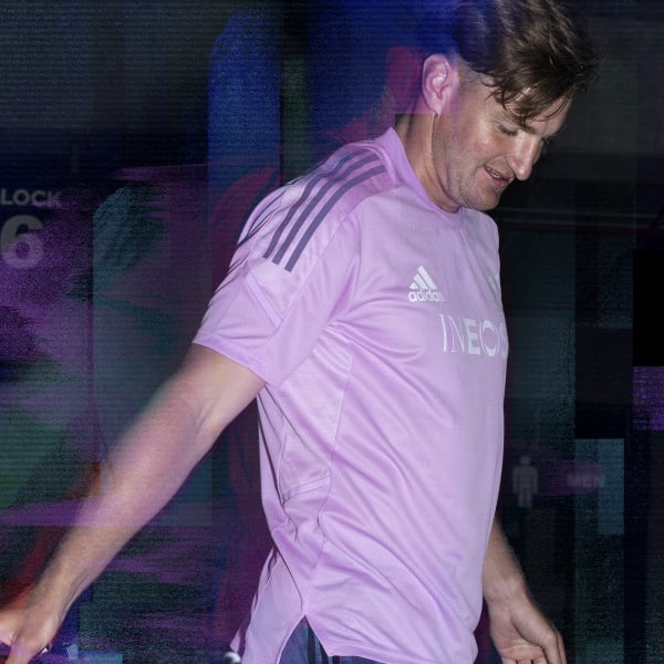 Roxo T-shirt Performance dos All Blacks QB060