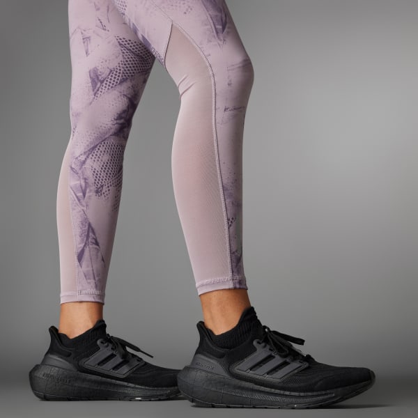 adidas Ultimate adidas Print 7/8 Leggings - Purple | Women's