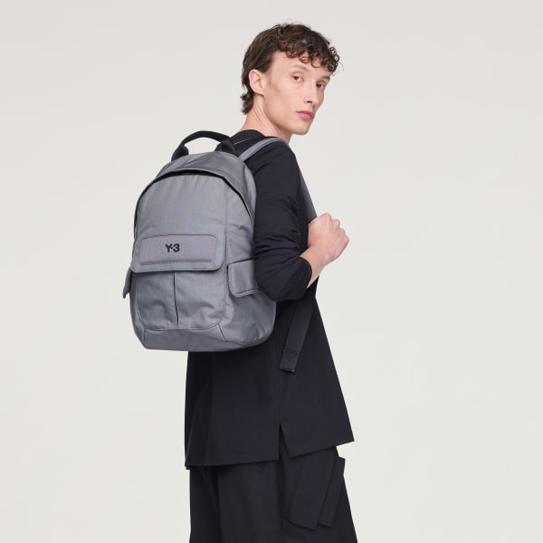 adidas Y-3 Small Backpack - Grey | Free Shipping with adiClub