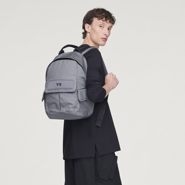 adidas Y-3 Small Backpack - Grey | Free Shipping with adiClub