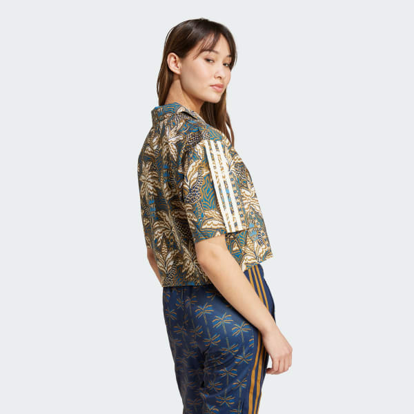 Pink adidas x FARM Rio Shirt