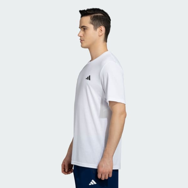 White TRAIN ESSENTIALS COMFORT TRAINING TEE