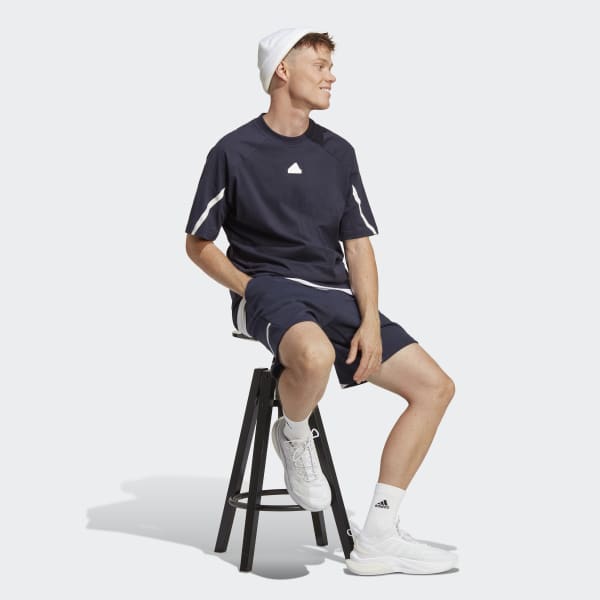 Blue Designed 4 Gameday Shorts