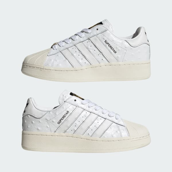 Adidas Superstar XLG Shoes Original Sneakers Cloud White/Green