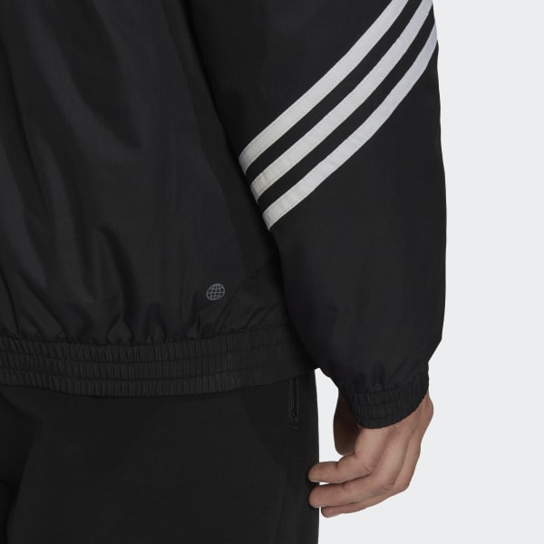 zwart Back to Sport Capuchonjack