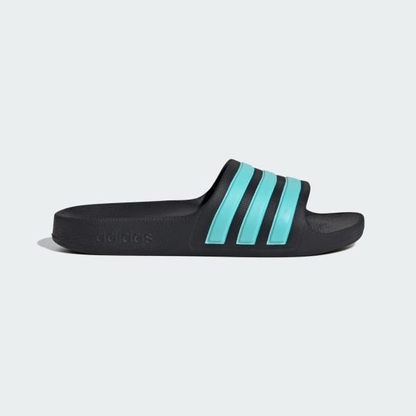 Negro Sandalias adilette Aqua