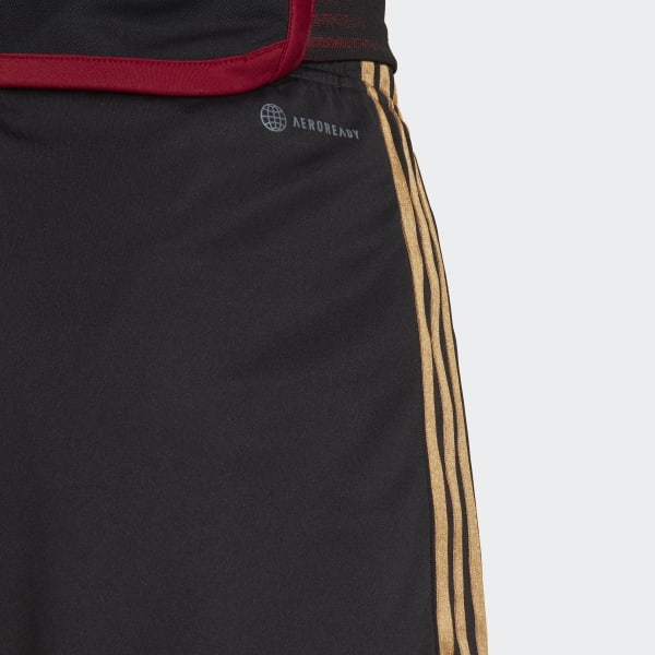 Negro Shorts Uniforme de Visitante Alemania 22 I4426