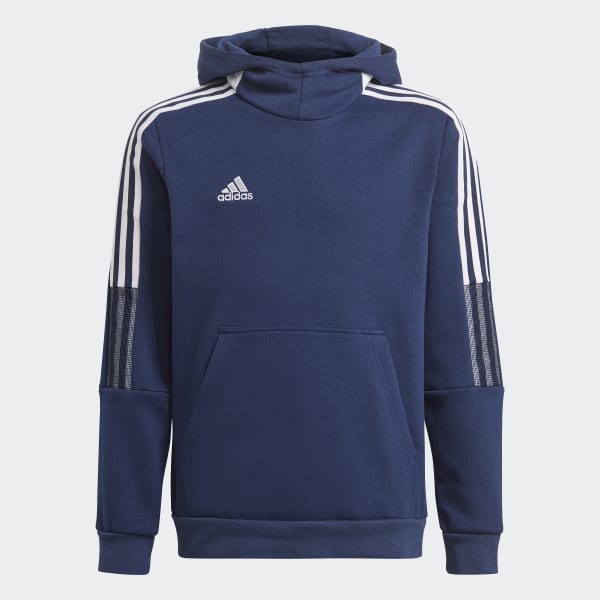 Azul Camisola com Capuz Tiro 21