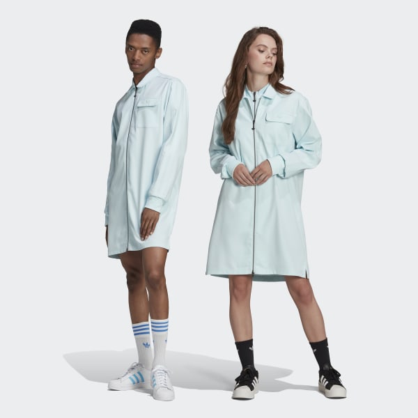 Blauw Adicolor Contempo Tailored Overhemd (Uniseks) L6755