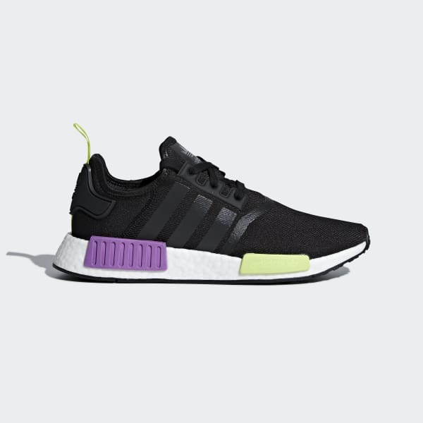 adidas purple and green shoes